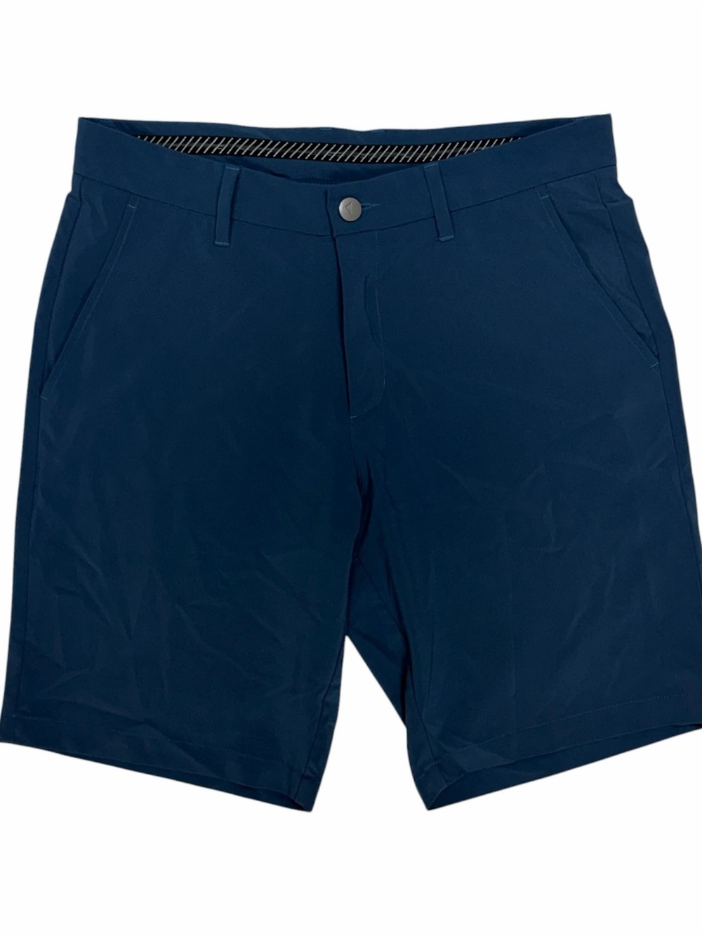 Primo Shorts Mens 32 Blue 9” Golf Performance Stretch Tech Chino Athletic Casual